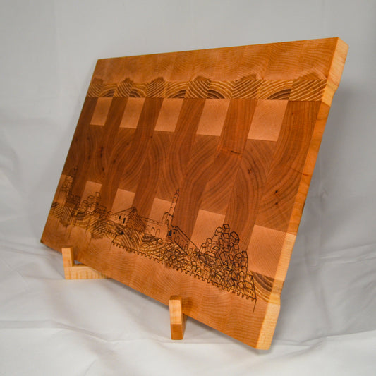 Large Jerusalem End Grain Challah Board