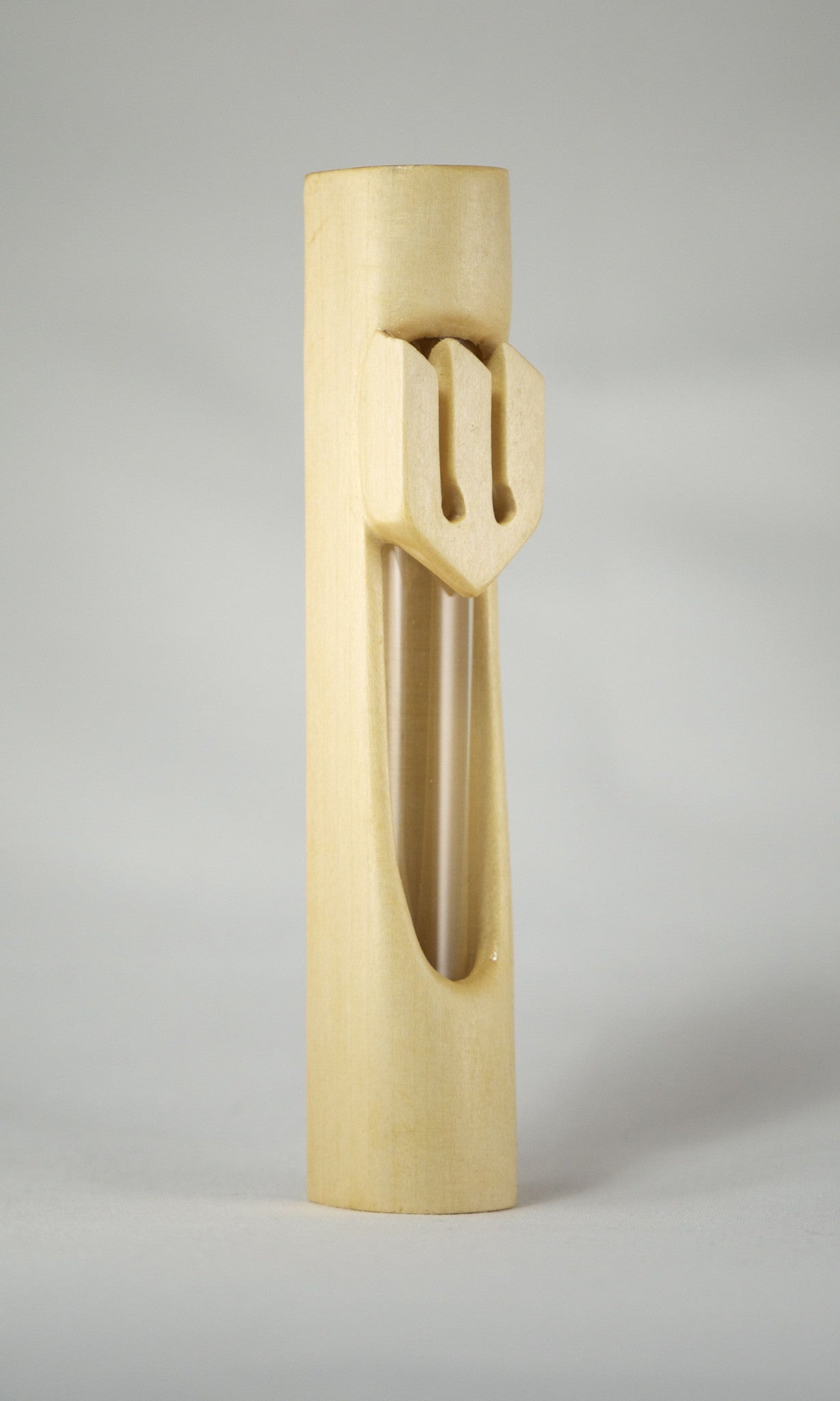 Basswood Mezuzah Case