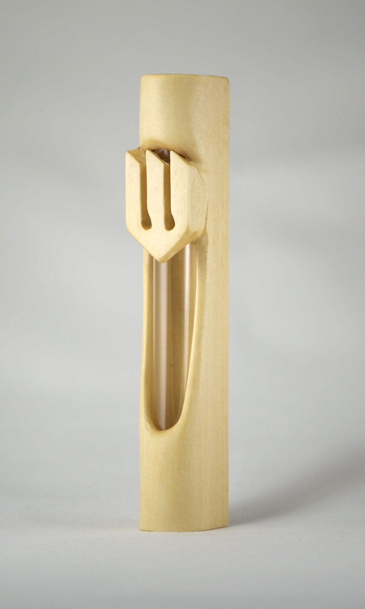 Basswood Mezuzah Case