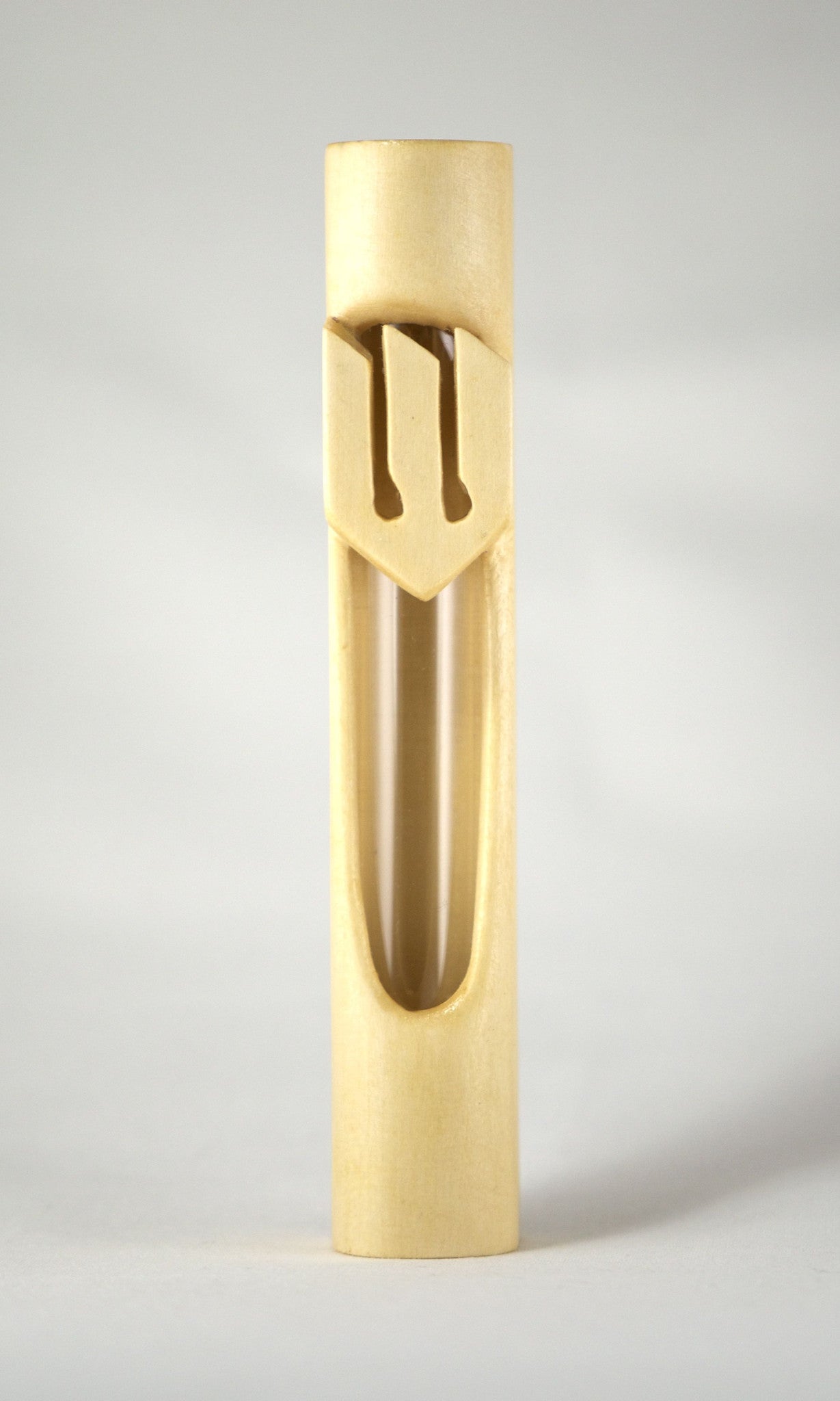 Basswood Mezuzah Case