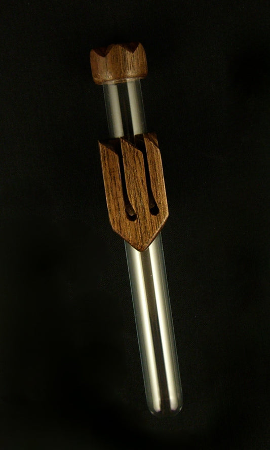 Walnut Crown Tube Mezuzah Case