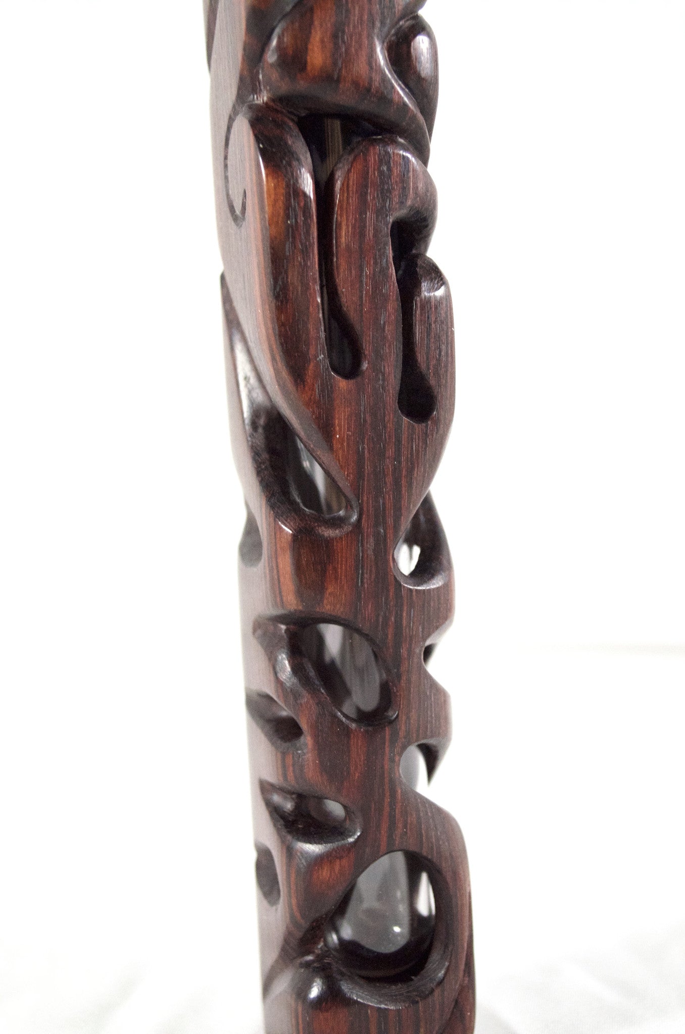 Holey Kingwood Mezuzah Case