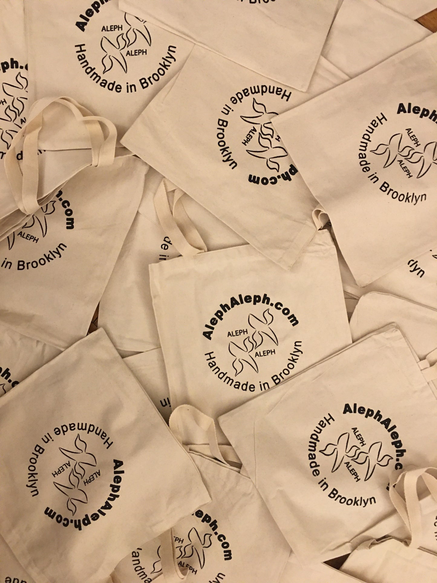 Aleph Aleph large canvas tote