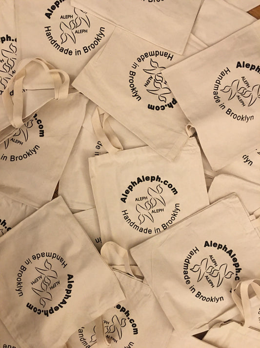Aleph Aleph large canvas tote