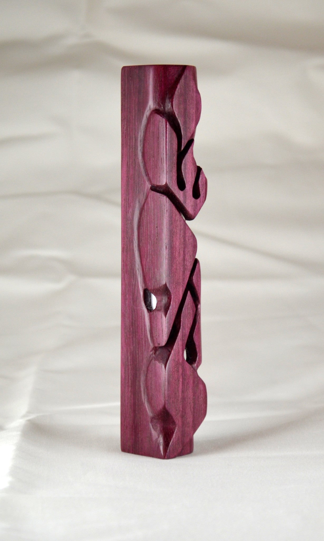 Purpleheart Yisroel Mezuzah Case