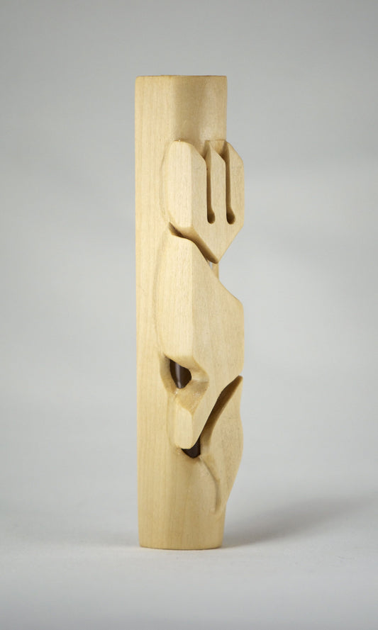Basswood SHDY Mezuzah Case