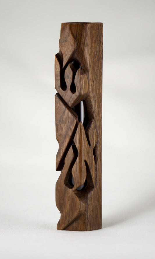 Walnut Yisroel Mezuzah Case