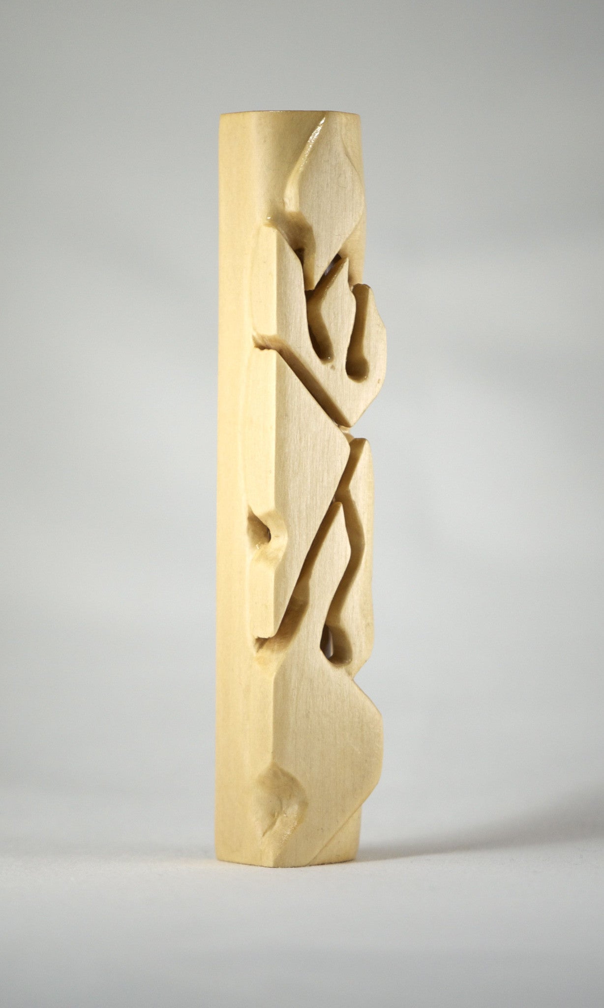 Basswood Yisroel Mezuzah Case