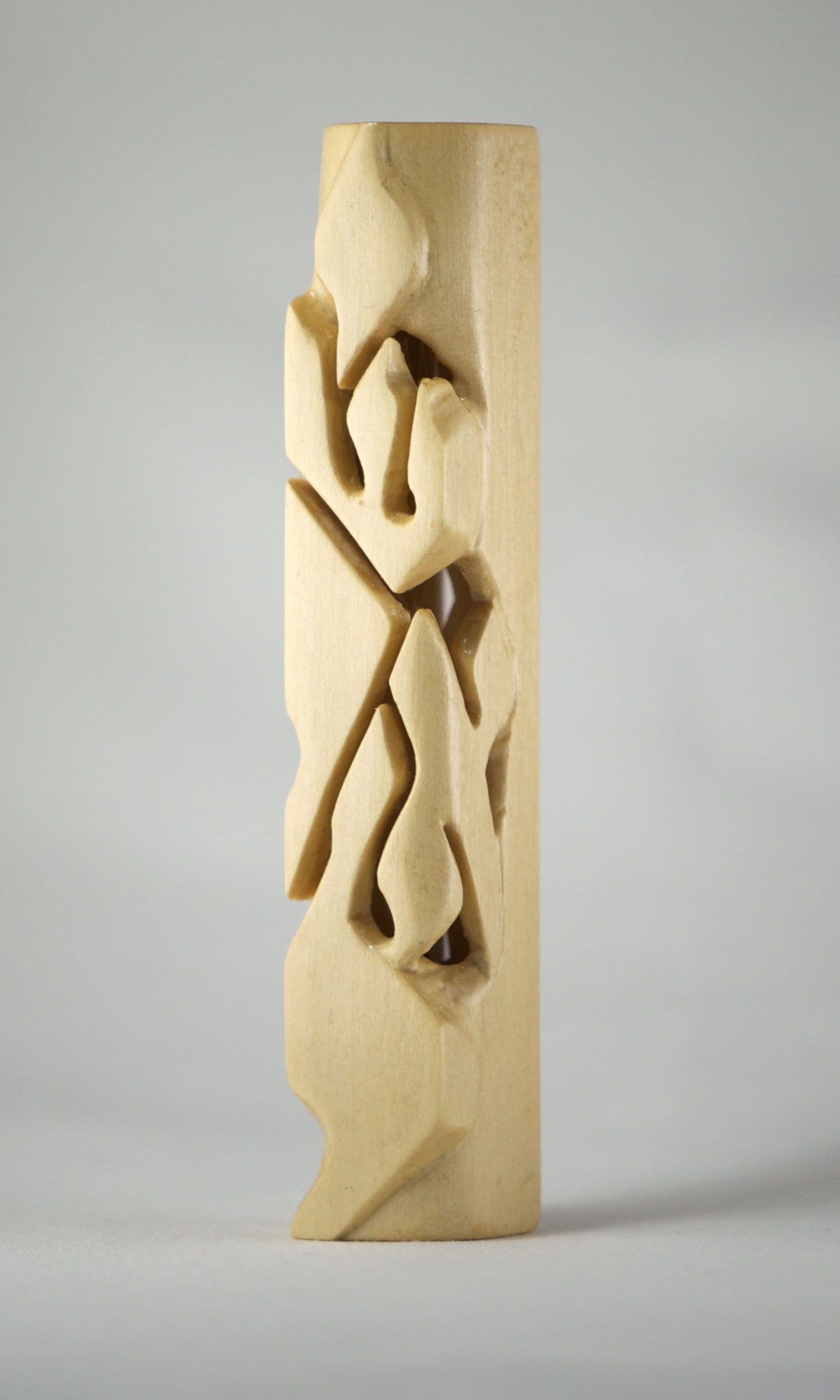 Basswood Yisroel Mezuzah Case