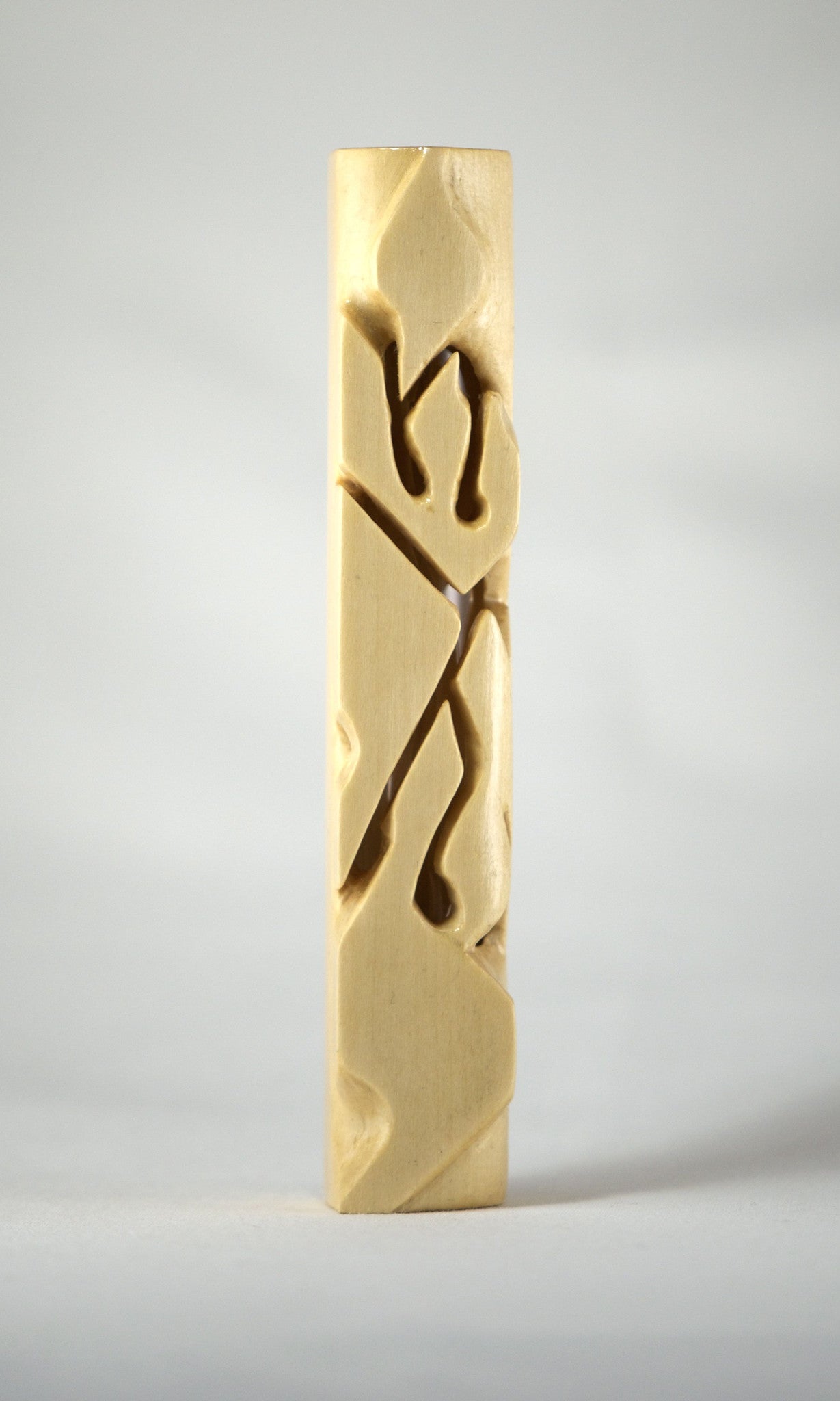 Basswood Yisroel Mezuzah Case