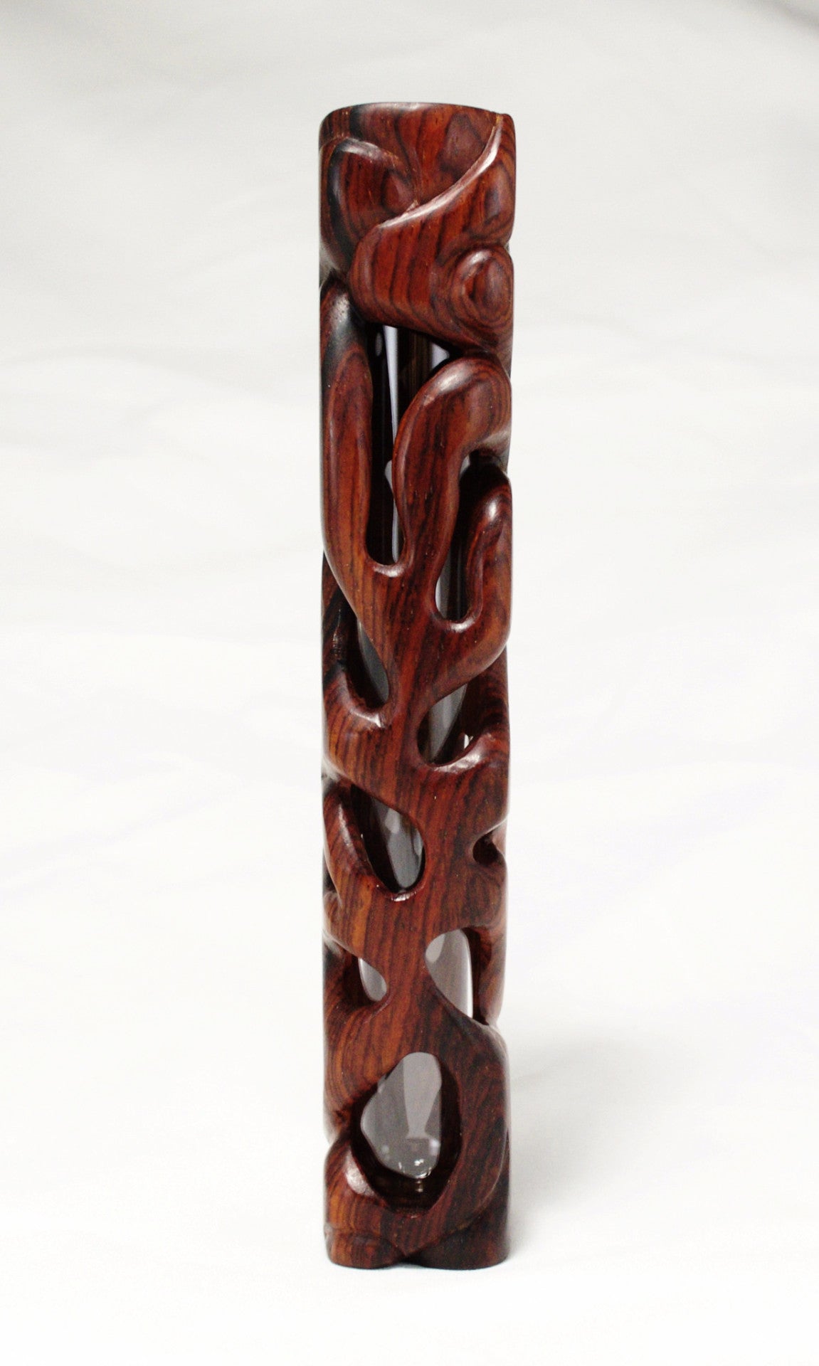 Holey Cocobolo Mezuzah Case