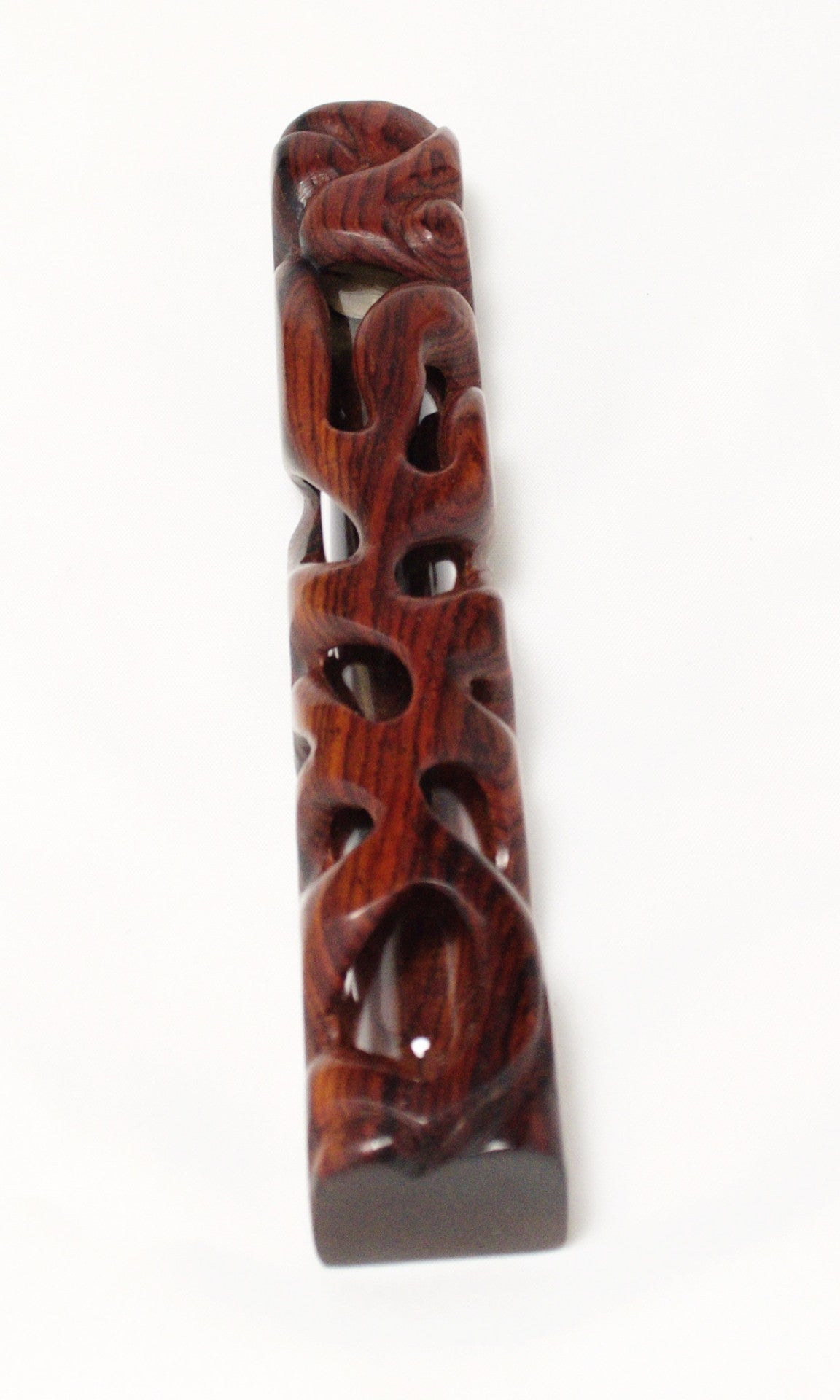 Holey Cocobolo Mezuzah Case
