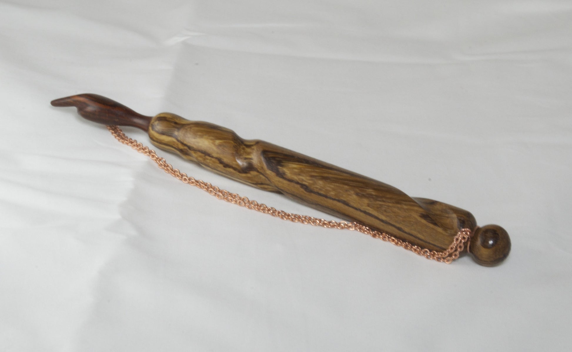 Single Spiral Zebra Wood and Cocobolo Yad